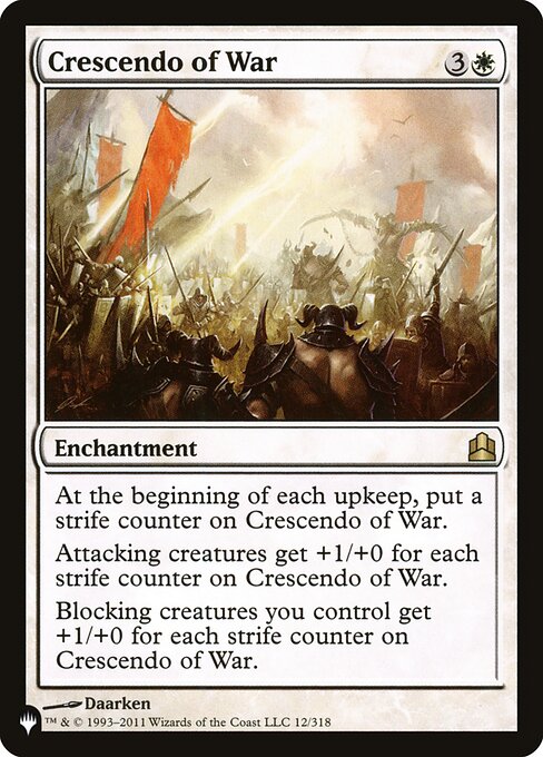 (PLST-RW)Crescendo of War/戦争の最高潮