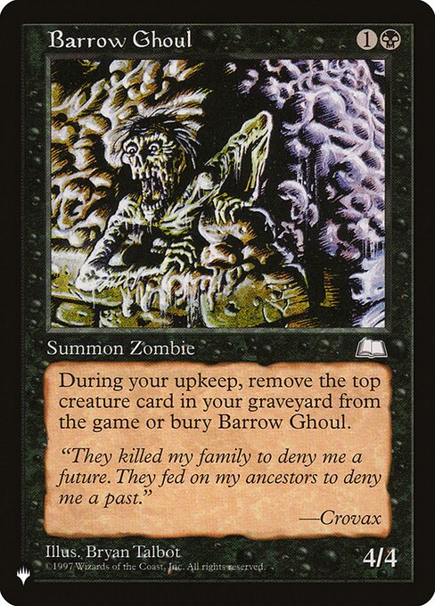 (PLST-CB)Barrow Ghoul/墳墓の食屍鬼【No.1116】