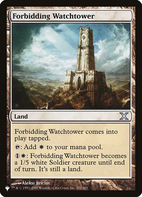 (PLST-UL)Forbidding Watchtower/近づきがたい監視塔【No.1164】