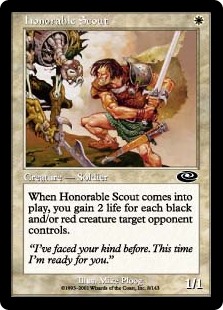 【Foil】(PLS-CW)Honorable Scout/名誉の斥候