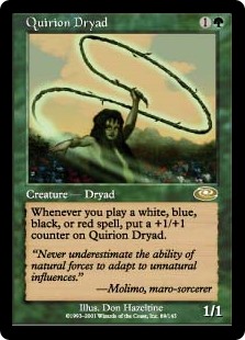 【Foil】(PLS-RG)Quirion Dryad/クウィリーオンのドライアド