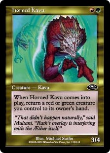 【Foil】(PLS-CM)Horned Kavu/有角カヴー