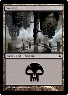 【Foil】(RAV-CL)Swamp/沼【No.296】