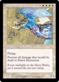 【Foil】(SCG-RW)Dawn Elemental/曙光の精霊