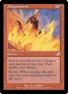 【Foil】(SCG-RR)Dragonstorm/ドラゴンの嵐