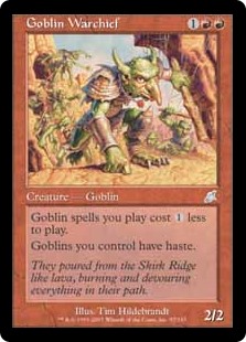 【Foil】(SCG-UR)Goblin Warchief/ゴブリンの戦長