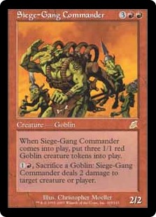 【Foil】(SCG-RR)Siege-Gang Commander/包囲攻撃の司令官