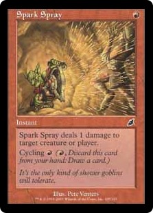 【Foil】(SCG-CR)Spark Spray/火花のしぶき