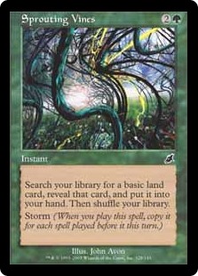 【Foil】(SCG-CG)Sprouting Vines/芽吹くツタ