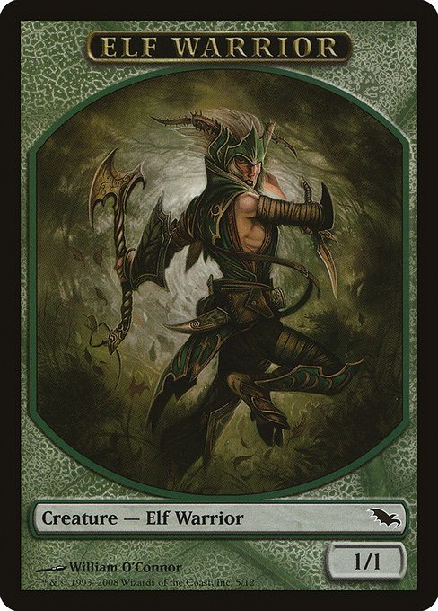(SHM-Token)Elf Warrior Token/エルフ・戦士トークン 【No.0005】