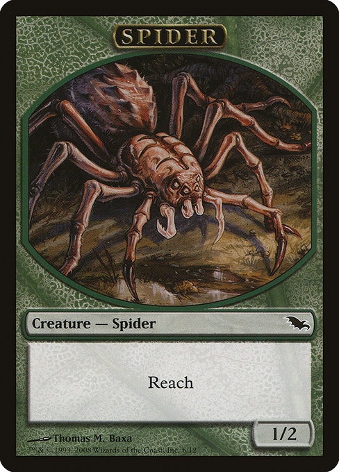 (SHM-Token)Spider Token/蜘蛛トークン 【No.0006】