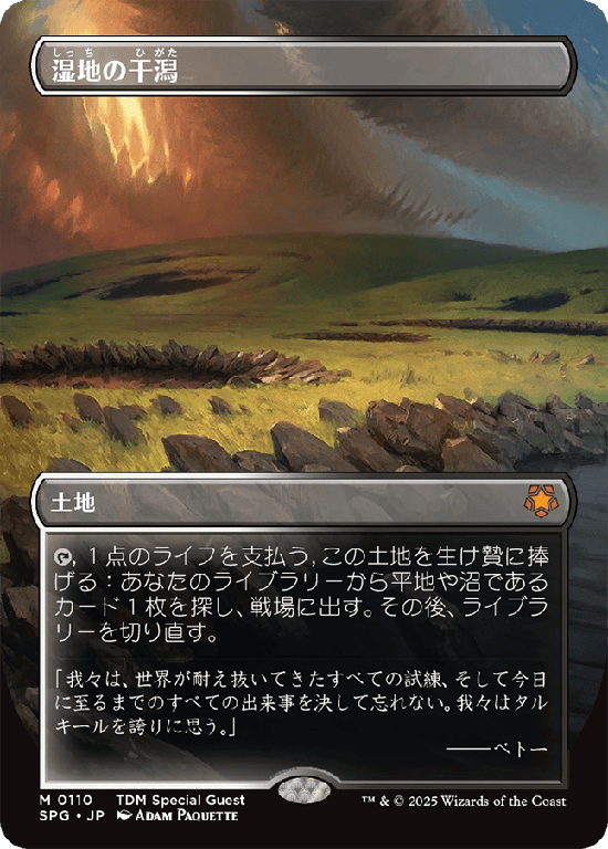 【ボーダーレス】(SPG-ML)Marsh Flats/湿地の干潟【No.0110】