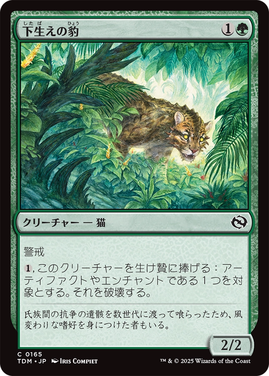 (TDM-CG)Undergrowth Leopard/下生えの豹