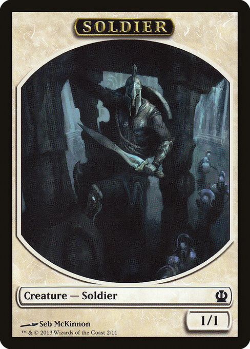 (THS-Token)Soldier Token/兵士トークン 【No.002】