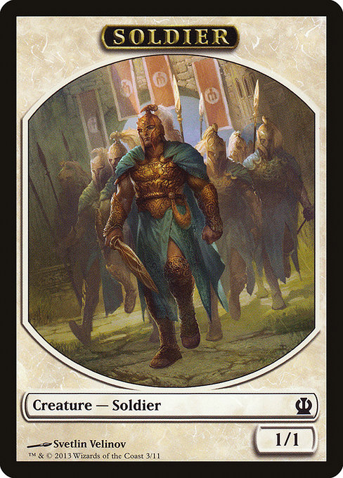 (THS-Token)Soldier Token/兵士トークン 【No.003】