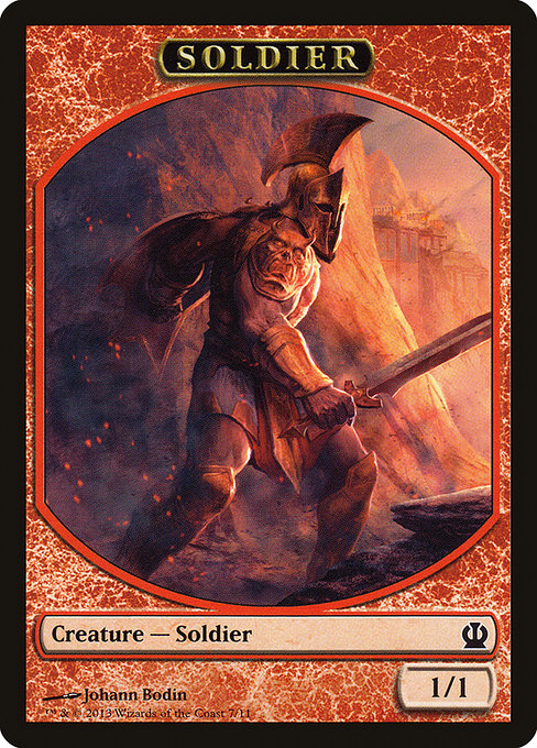 (THS-Token)Soldier Token/兵士トークン 【No.007】