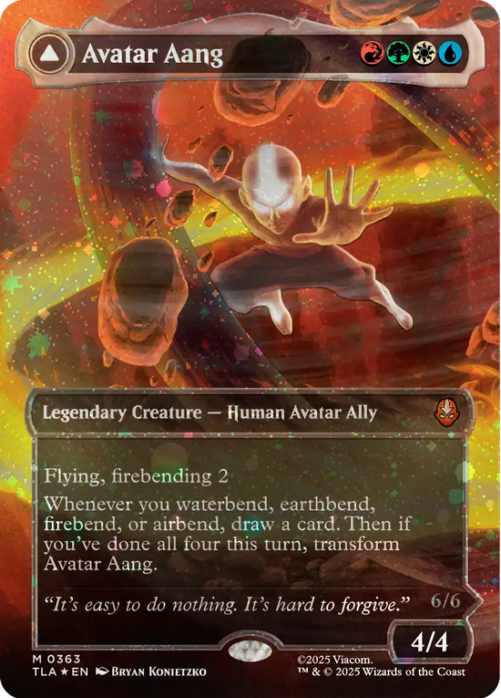 【Foil】【レイズド・フォイル仕様】(TLA-MM)Avatar Aang/アバター・アン【No.0363】