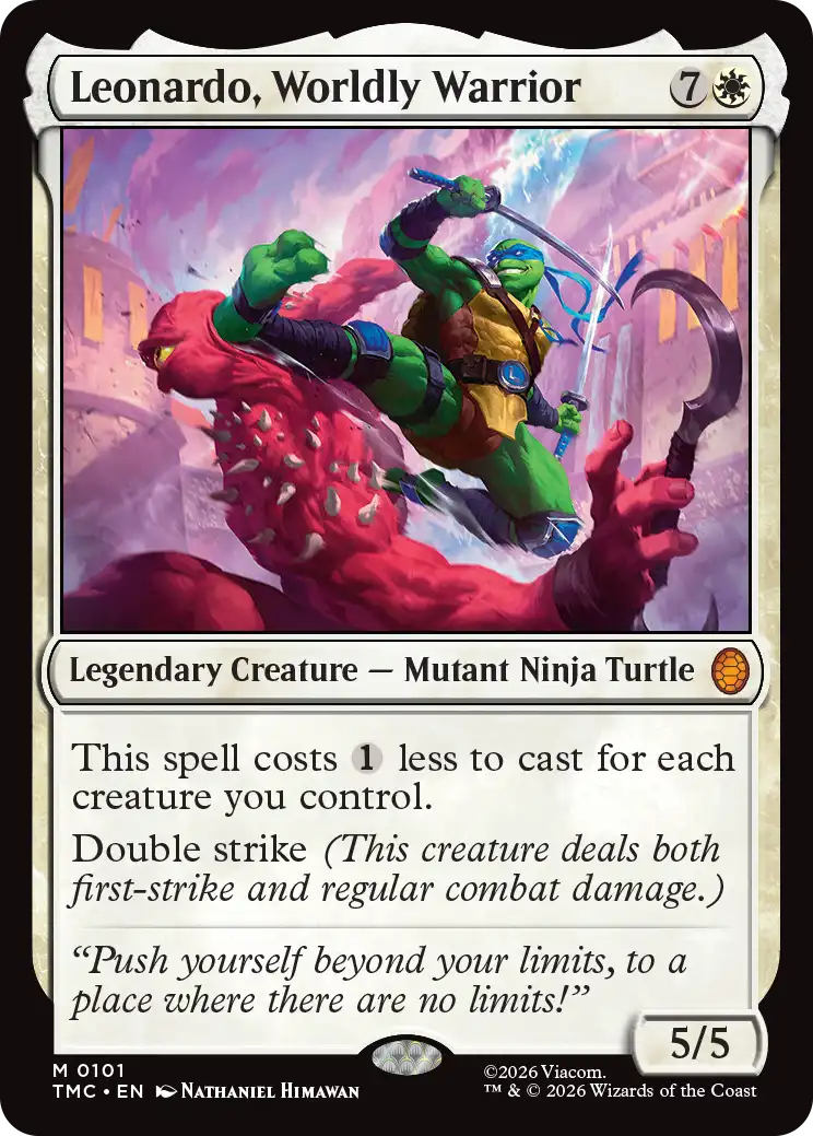 (TMC-MW)Leonardo, Worldly Warrior