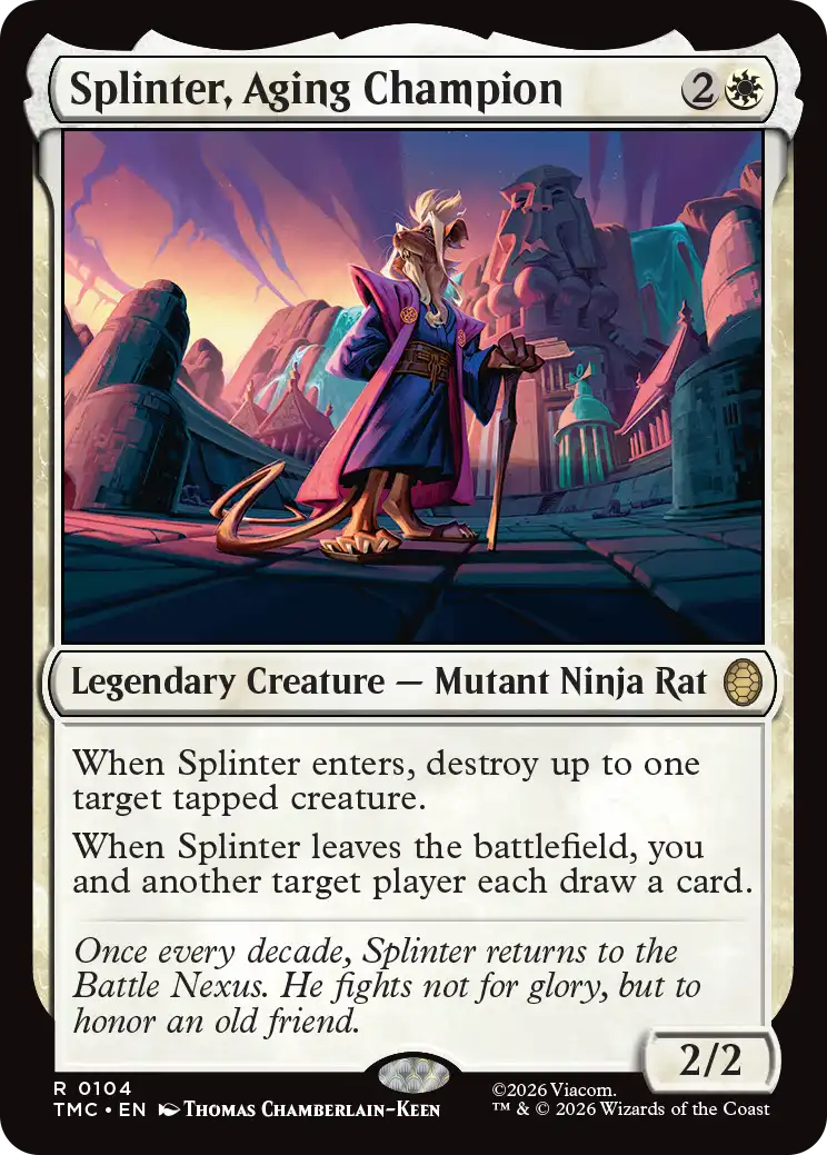 (TMC-RW)Splinter, Aging Champion
