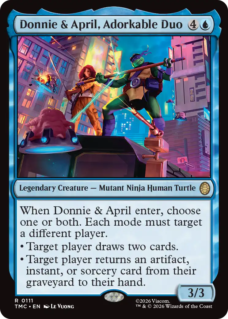 (TMC-RU)Donnie & April, Adorkable Duo