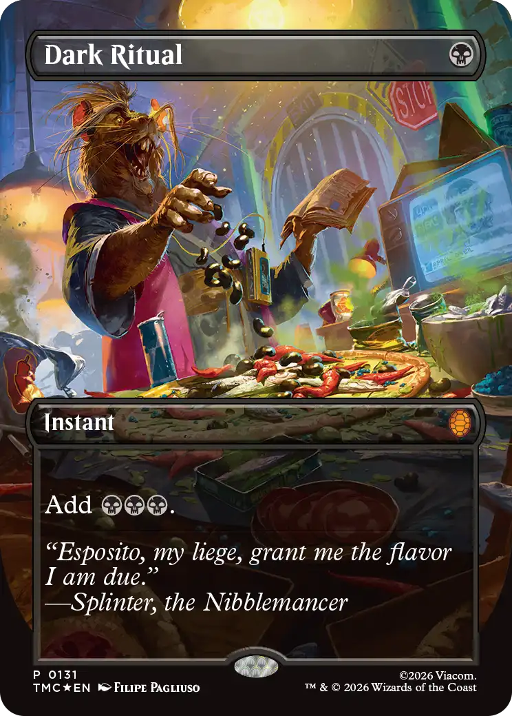 【Foil】【ボーダーレス】(TMC-MB)Dark Ritual/暗黒の儀式【No.0131】