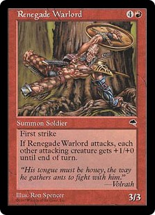 (TMP-UR)Renegade Warlord/背教の大将軍