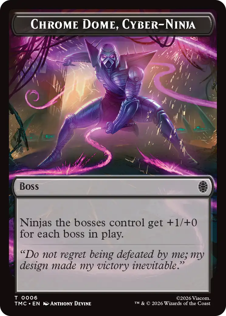 (TMC-Boss)Chrome Dome, Cyber-Ninja【No.0006】