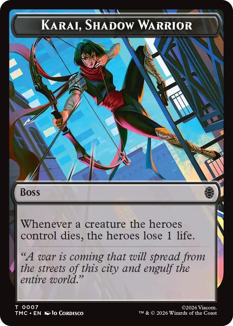 (TMC-Boss)Karai, Shadow Warrior【No.0007】