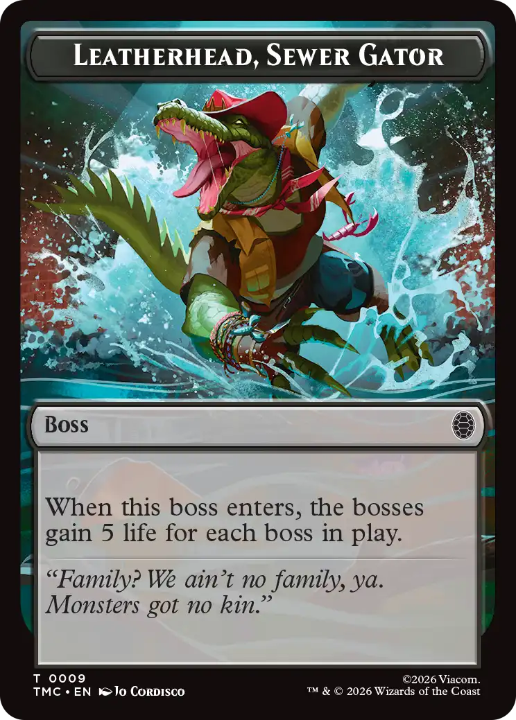 (TMC-Boss)Leatherhead, Sewer Gator【No.0009】