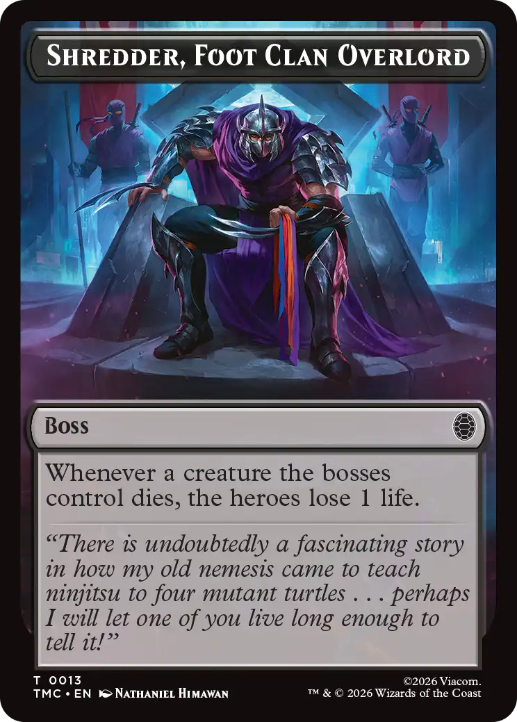 (TMC-Boss)Shredder, Foot Clan Overlord【No.0013】
