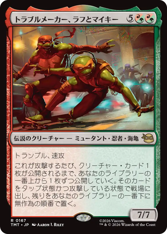 (TMT-RM)Raph & Mikey, Troublemakers/トラブルメーカー、ラフとマイキー