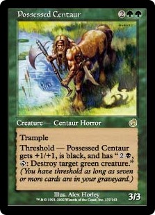 【Foil】(TOR-RG)Possessed Centaur/取り憑かれたケンタウルス