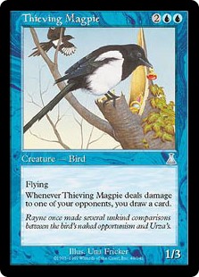 【Foil】(UDS-UU)Thieving Magpie/泥棒カササギ