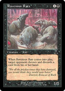 【Foil】(UDS-CB)Ravenous Rats/貪欲なるネズミ