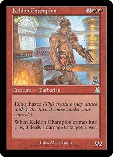 【Foil】(UDS-UR)Keldon Champion/ケルドのチャンピオン