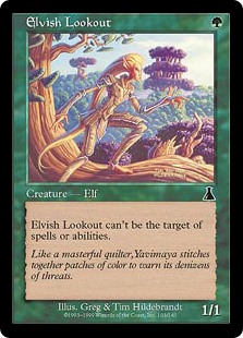 【Foil】(UDS-CG)Elvish Lookout/エルフの見張り番