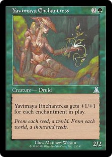 【Foil】(UDS-UG)Yavimaya Enchantress/ヤヴィマヤの女魔術師