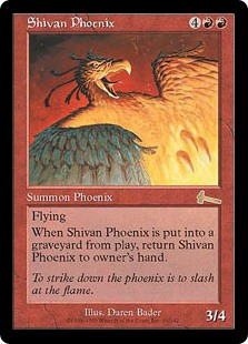 【Foil】(ULG-RR)Shivan Phoenix/シヴのフェニックス