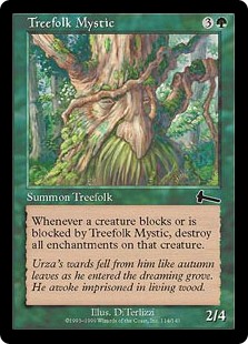 【Foil】(ULG-CG)Treefolk Mystic/ツリーフォークの神秘家
