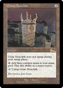 【Foil】(ULG-RA)Grim Monolith/厳かなモノリス