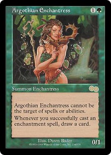 (USG-RG)Argothian Enchantress/アルゴスの女魔術師