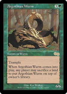 (USG-RG)Argothian Wurm/アルゴスのワーム