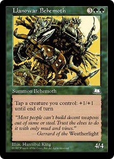 (WTH-UG)Llanowar Behemoth/ラノワールのビヒモス