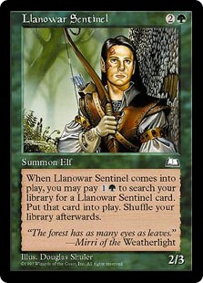 (WTH-CG)Llanowar Sentinel/ラノワールの歩哨