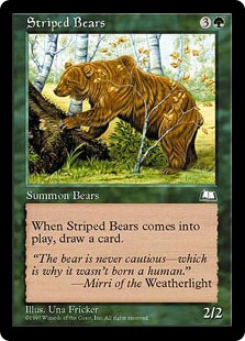 (WTH-CG)Striped Bears/シマクマ