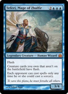 (V11-MU)Teferi, Mage of Zhalfir/ザルファーの魔道士、テフェリー