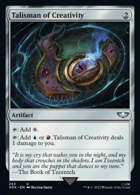 (40K-UA)Talisman of Creativity/独創のタリスマン