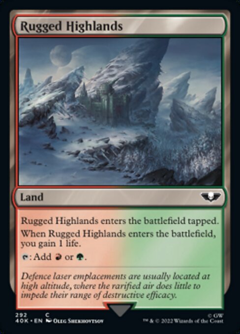 (40K-CL)Rugged Highlands/岩だらけの高地