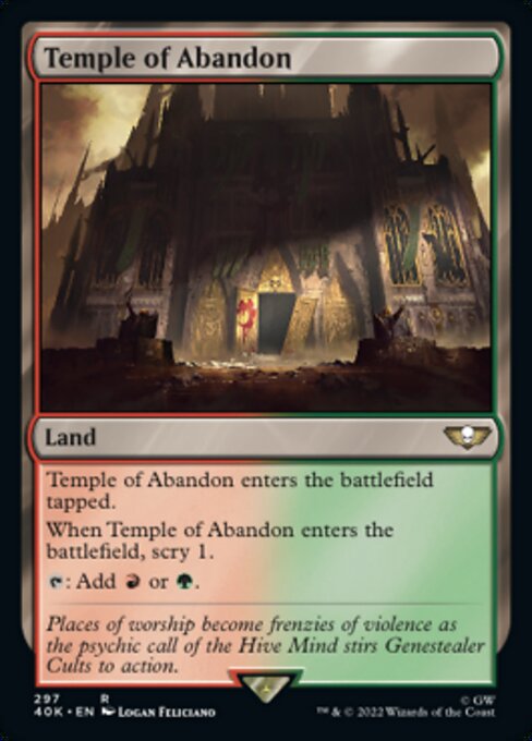 (40K-RL)Temple of Abandon/奔放の神殿