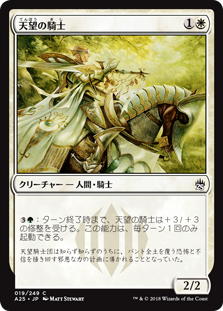 【Foil】(A25-CW)Knight of the Skyward Eye/天望の騎士